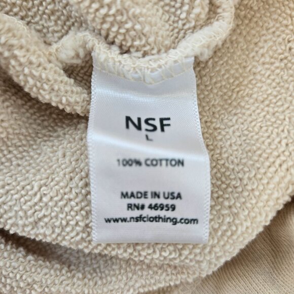 NSF Cropped Tie Waist Sweatshirt Size Large - Picture 6 of 6